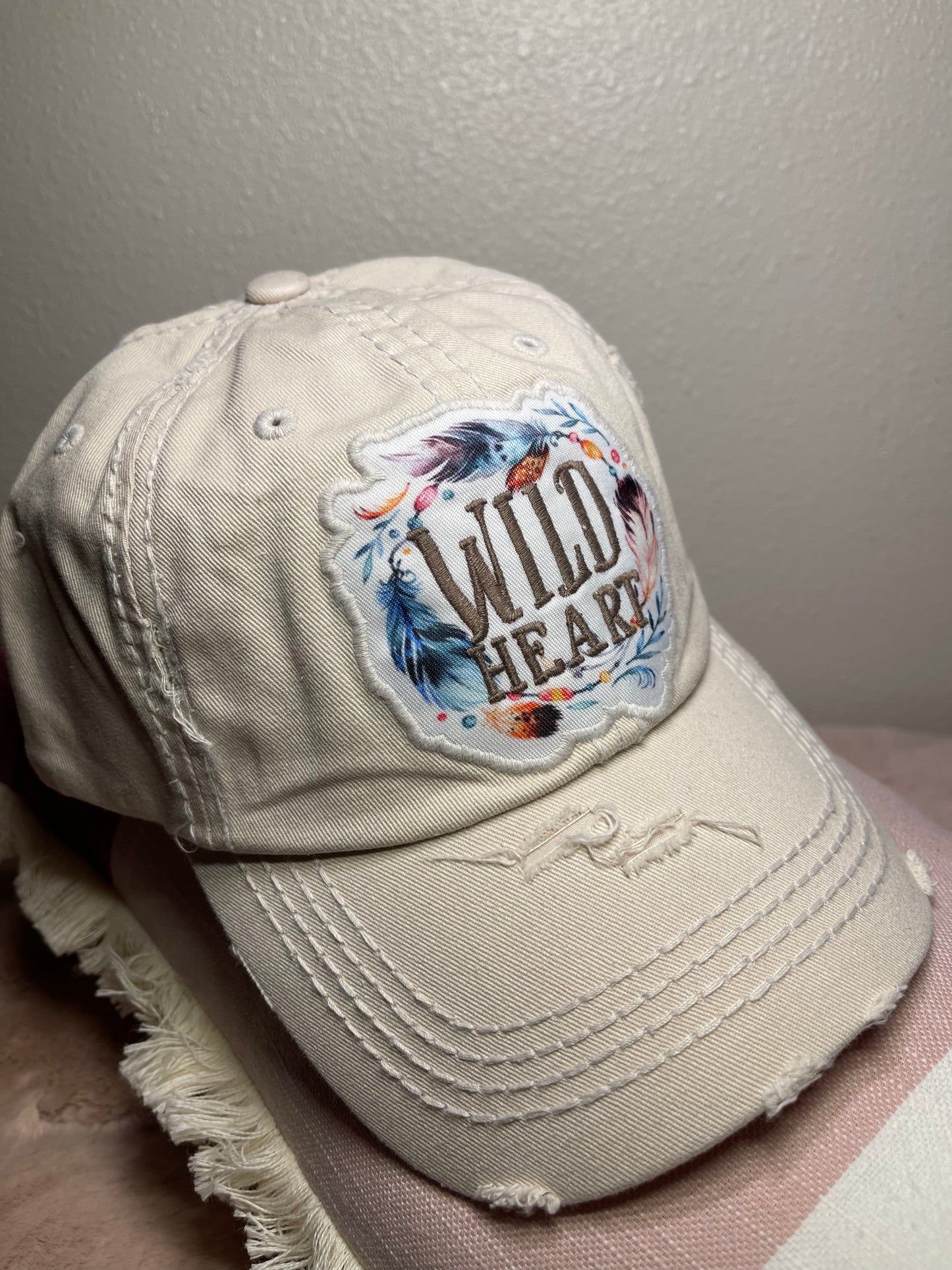 Distressed Vintage Women's Hat