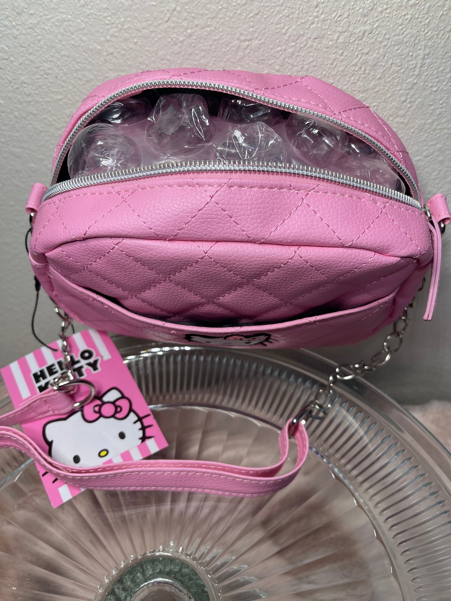 Hello Kitty Quilted Crossbody Bag