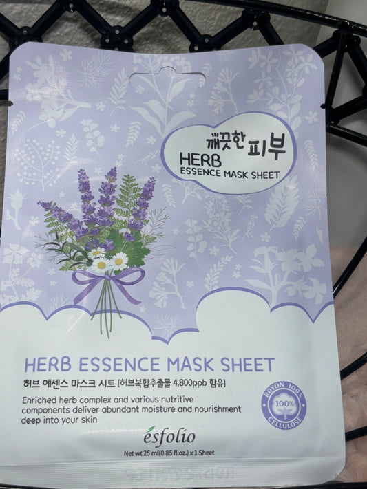 Herb essence mask sheet