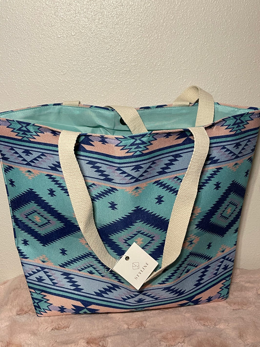 Aztec Print Tote