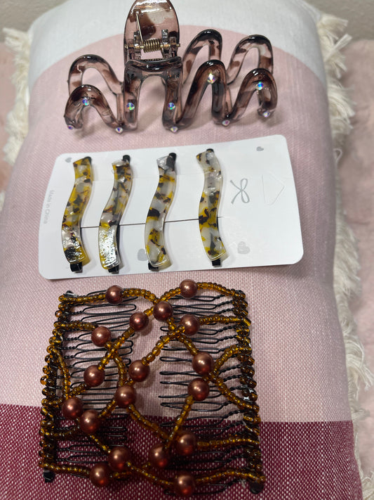 Hair Ornaments 3-piece set