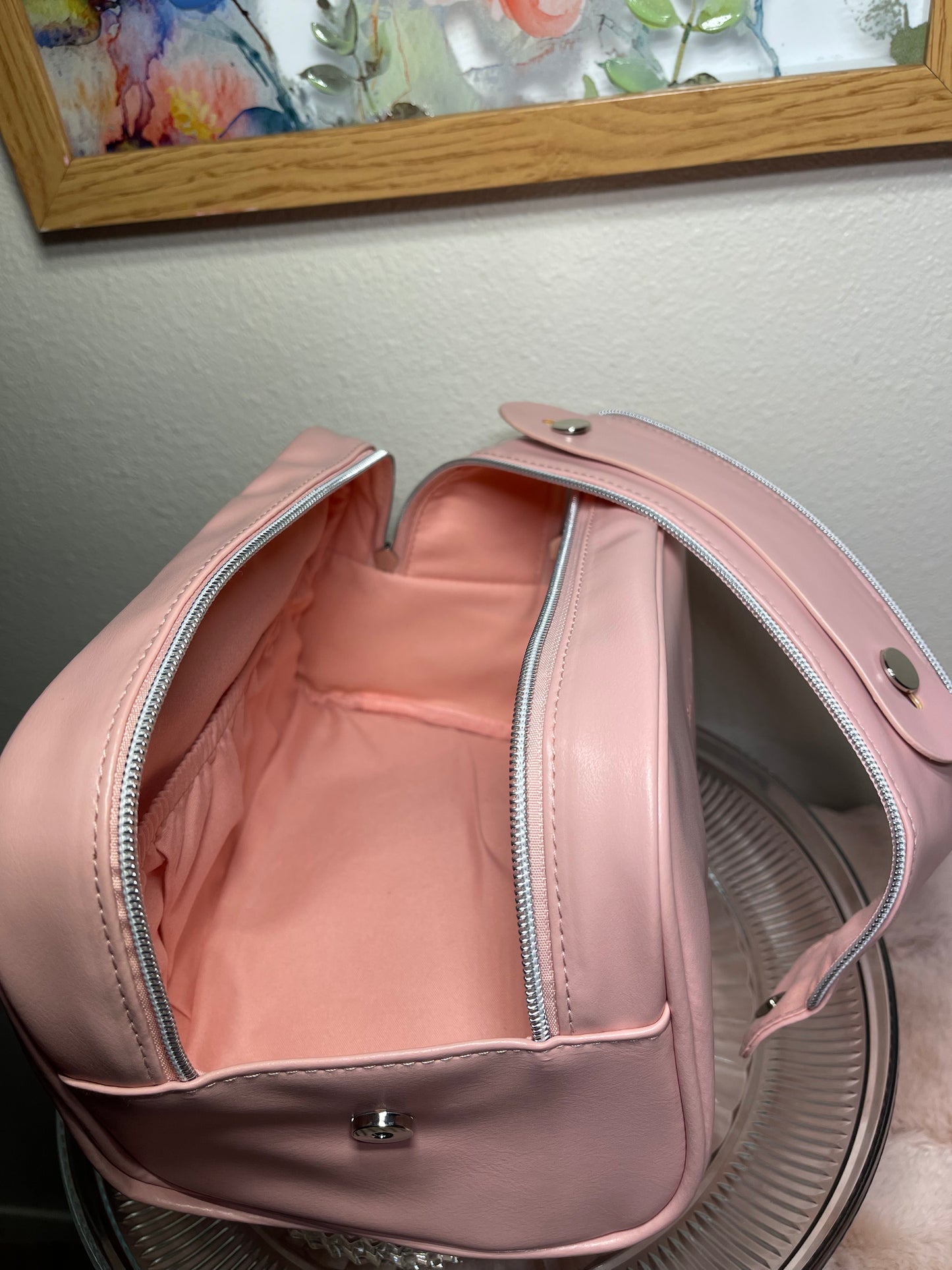 Beauty Creations Pink Cosmetic Glam Pouch