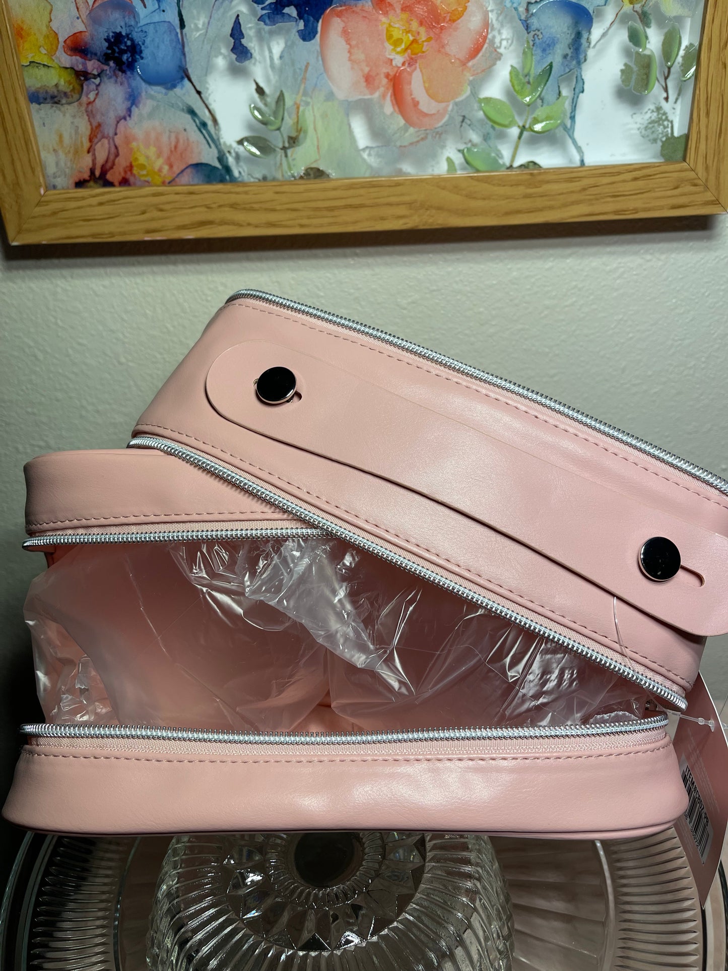 Beauty Creations Pink Cosmetic Glam Pouch